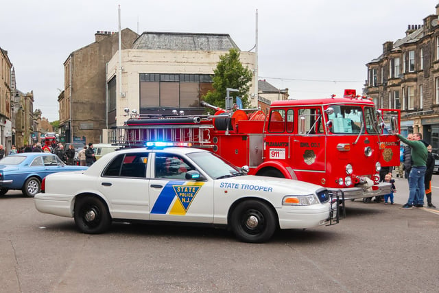Emergency vehicles from abroad were among those vehicles on display on the day.