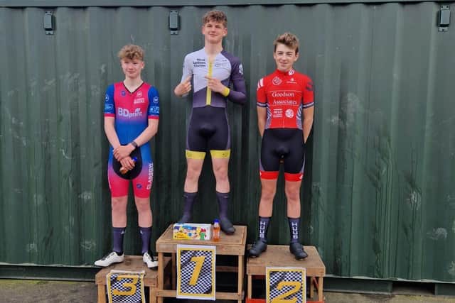 Brodie Duncan, from West Lothian Clarion, was victorious in the U16 race.