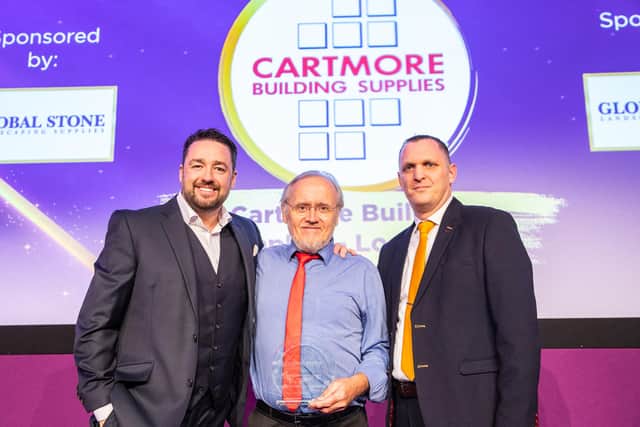 Cartmore Building Supplies won the award for best hard landscaping display at the UK Builders Merchant Awards.  (Pic: Nicolas Chinardet)