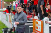 Dunipace manager Danny Smith reckoned his team was involved in 'a game of two halves' on Saturday
