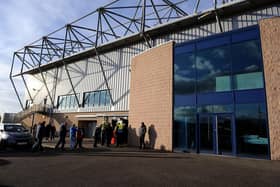 Falkirk's South Stand. Picture: Michael Gillen