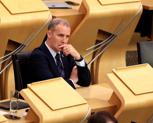 MSPs were voting on the sanction proposed for Falkirk West MSP Michael Matheson in Holyrood on Wednesday. Picture: Jeff J Mitchell/Getty Images