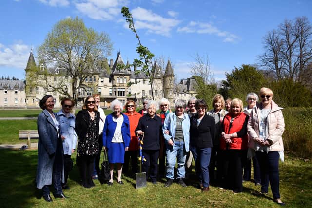 Members of Soroptimist International Falkirk have planted a tree in Callendar Park Arboretum as part of the recognition of the Centenary of Soroptimist International.