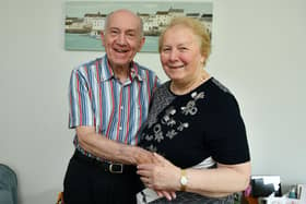 Brian and Catherine Sharp who celebrate their Golden Wedding on July 20. Pic: Michael Gillen
