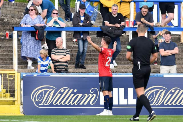 Dylan Tait is hoping to be back to his best when he visits Cappielow on Friday - the midfielder scored on his last visit to Morton (Photo: Michael Gillen)