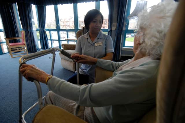Care homes are being fully supported say NHS Forth Valley's top health officials
