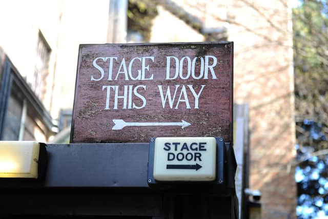 To the Stage Door at Edinburgh King's Theatre