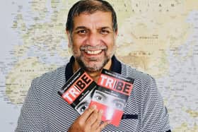Steve Athwal from Linlithgow, with his debut published play, Tribe.