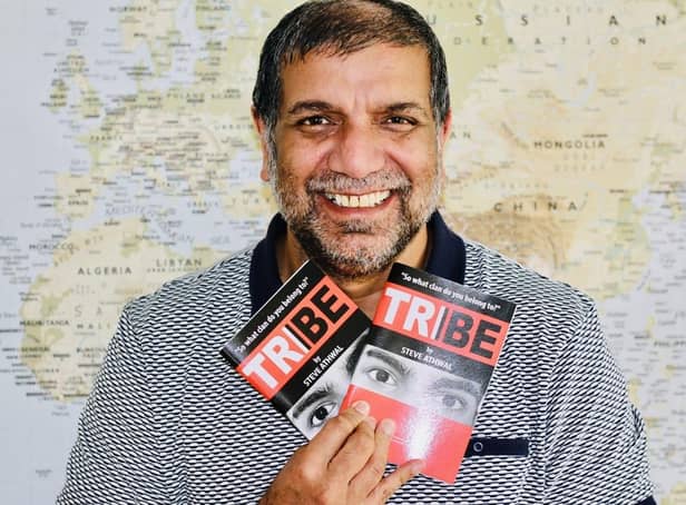 Steve Athwal from Linlithgow, with his debut published play, Tribe.