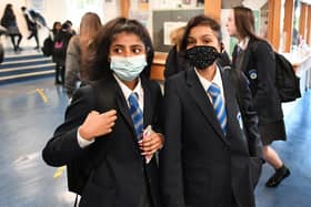 School pupils have faced a tough time over the past 18 months due to the pandemic. Photo by John Devlin.