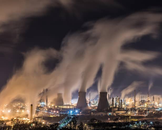 Grangemouth is Scotland's only oil refinery. Pic: Getty Images