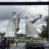 Visitors to the Plaza Cafe at the Helix will soon be able to once again enjoy this view of the Kelpies