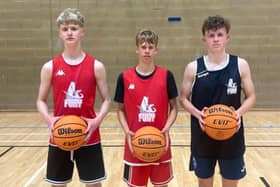 Men’s trio Jan Adamski, Jay Bunyan and Will Claydon (Photo: Falkirk Fury)