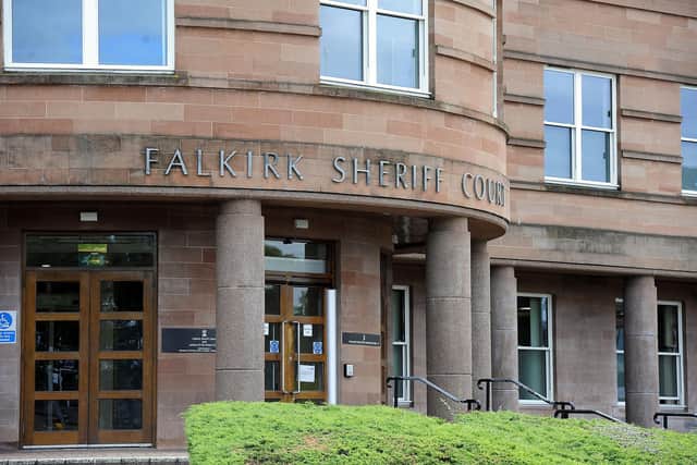 Tamfourhill resident Stuart Anderson appeared at Falkirk Sheriff Court last week. Picture: Michael Gillen.