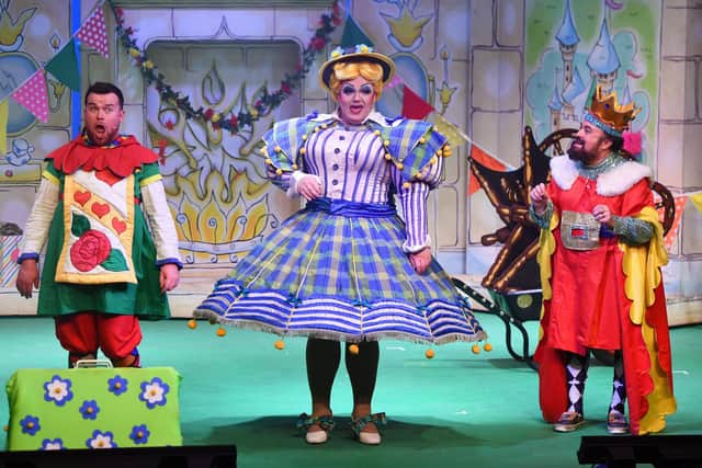 Muddles, Nanny Knot and King Cuthbert provide a lot of the laughs.  Picture: Michael Gillen.