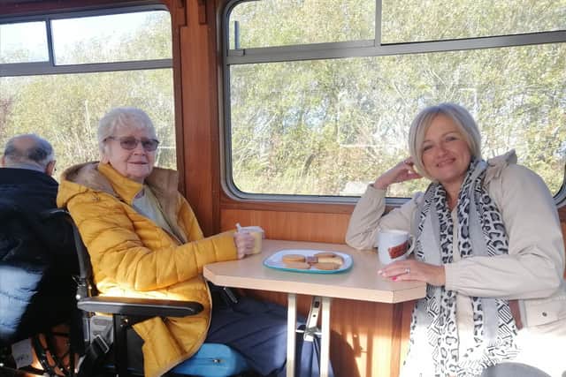 Bankview staff and residents enjoy a day out on the canal