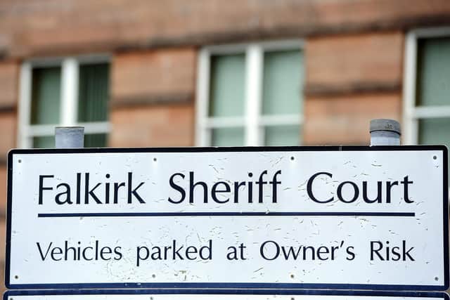 Jamie Cordiner received another restriction of liberty order after appearing Falkirk Sheriff Court last week. Picture: Michael Gillen.