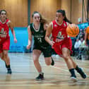 Falkirk Fury's senior women captain Shannon Flippard in action against Edinburgh Uni (Photo: Gary Smith)