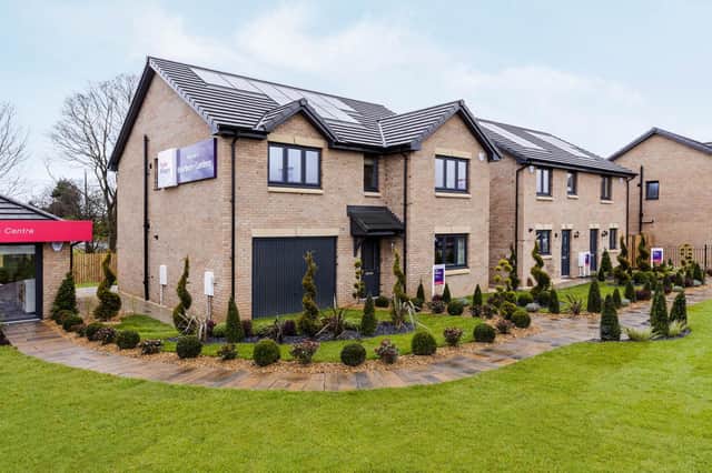 The Taylor Wimpey development at Hawthorn Gardens in South Queensferry.