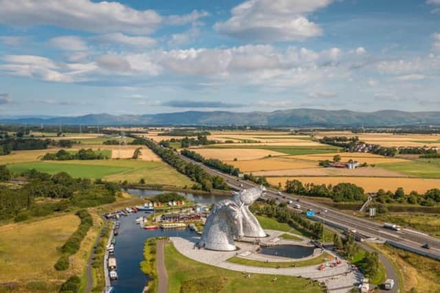 The regional Growth Fund investment will provide a £9.8m economic boost to Forth Valley. (Scotdrone).