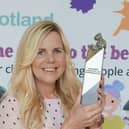 Teacher Jenny McNeil who is an ASN adviser, receives the Improving Life Experiences Award from charity Children’s Health Scotland. Pic: Contributed