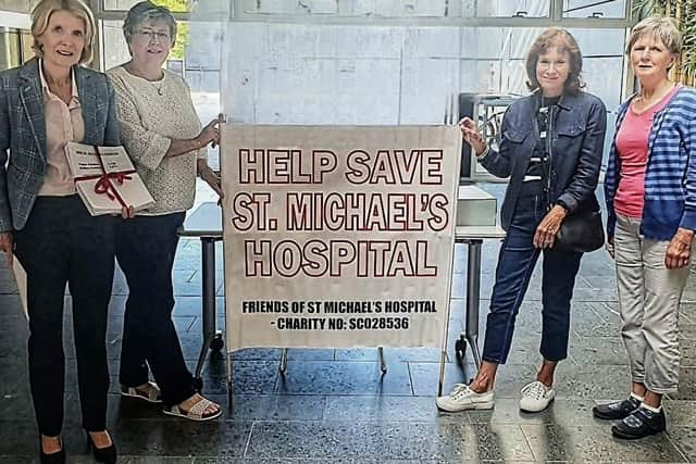 The Friends of St Michael's presented a petition containing more than 2000 signatures to the IJB earlier this year.