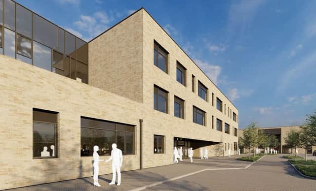 An artist's impression of new facilities in Winchburgh.