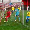 Alan Docherty scores to make it 2-0 to Camelon