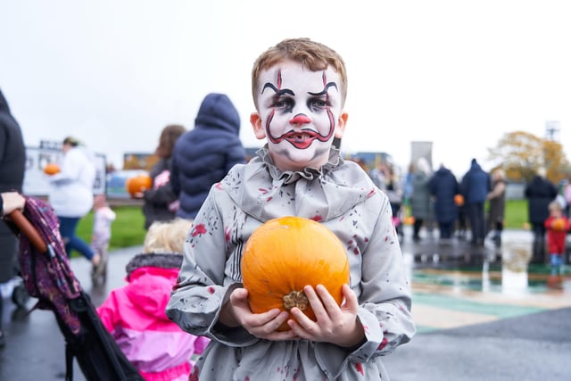 The event was the perfect excuse to don a Hallowe'en costume.