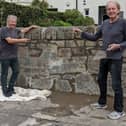 Former Bay City Rollers David Paton and Nobby Clark hard at work