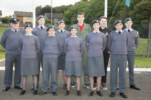 The assembled squad at Air Training Corps, Denny in 2014.