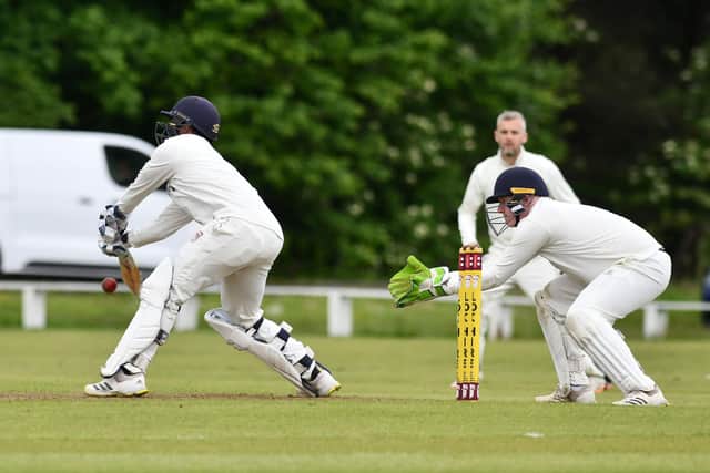 Batsman Danie Rossouw in action against Drumpellier earlier this campaign (Photo: Michael Gillen)