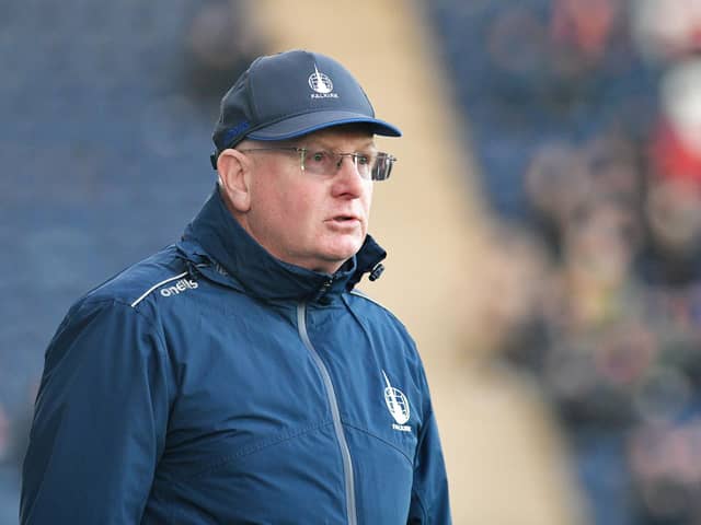 Picture Michael Gillen. FALKIRK. Falkirk Stadium. John McGlynn.