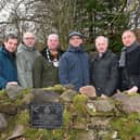The plaque was unveiled at an emotional ceremony at the weekend