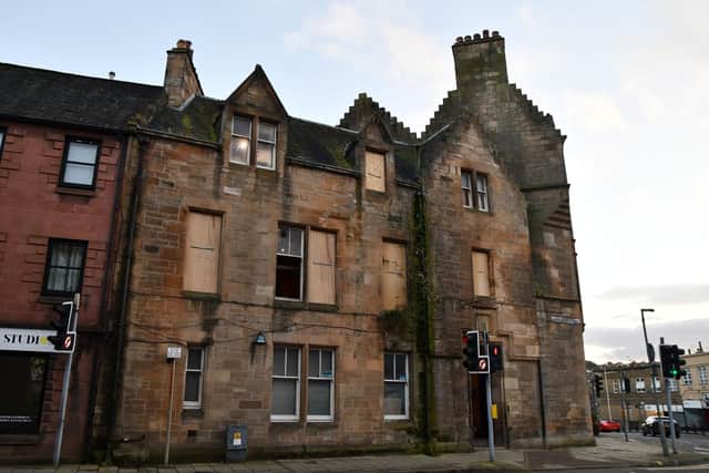 The upper floors of the landmark building are earmarked for six flats. Pic: Michael Gillen