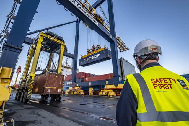 The arrival of the Vanquish at the Port of Grangemouth launched a new-short sea shipping call with Samskip for Scottish exporters and importers direct into mainland Europe