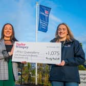 Taylor Wimpey East Scotland sales manager and Claire MacDonald, Fundraising and Partnership Lead for RNLI in Scotland.