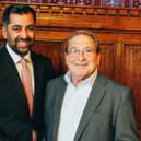 First Minister Humza Yousaf with Falkirk MP John McNally. Pic: Contributed