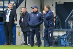 Falkirk boss John McGlynn was "proud" of his team's performance against Inverness Caledonian Thistle despite the scoreline (Pictures by Michael Gillen)