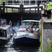 Boat movements through the Falkirk lock flight between Lock 16 and The Kelpies will be temporarily restricted from noon on Tuesday until further notice due to low water levels.