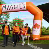 Participants taking part in Meander to Maggie's 2022.