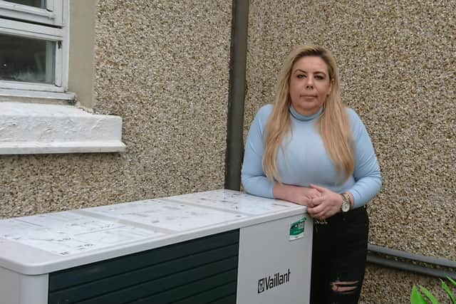 Mary Quinn has had a new heating system installed after months of huge electricity bills