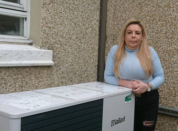 Mary Quinn has had a new heating system installed after months of huge electricity bills