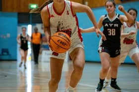 Falkirk Fury’s under-18 junior superstar Rachel Dagger is sitting second top scorer in the league with 20.2 points per game (Photo: Gary Smith)