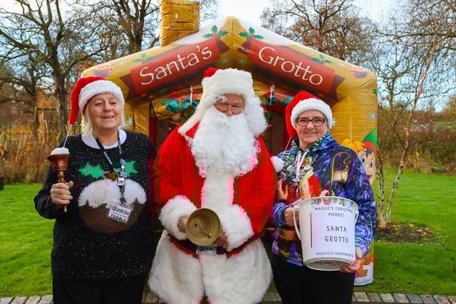 Look who made a surprise visit to the Christmas Fayre.