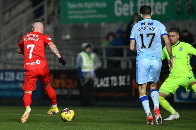 Callumn Morrison nets Falkirk's fifth