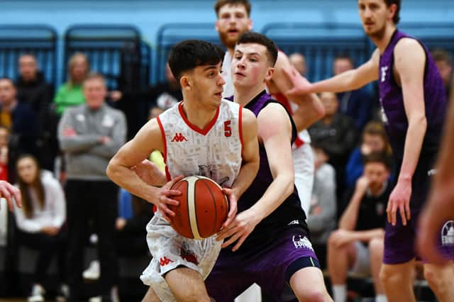 Jack Shand in action for Falkirk Fury (Pics by Michael Gillen)