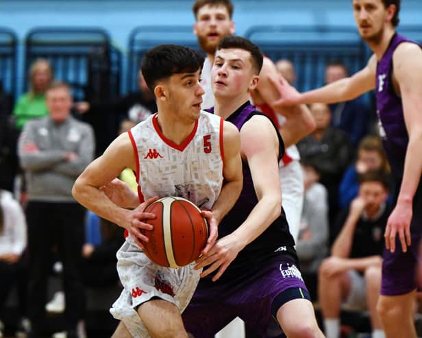 Jack Shand in action for Falkirk Fury (Pics by Michael Gillen)