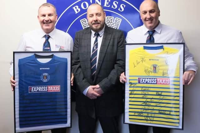 Iain Muirhead (centre) voted against the inclusion of Old Firm Colts teams in Lowland League