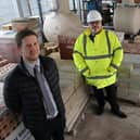 Stuart Taylor from Forth Valley College, William Smith, Regional Apprenticeship Manager (Scotland) at Persimmon Homes, and Daniel Courtney